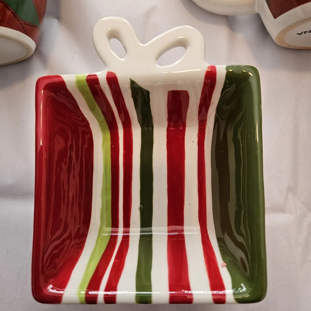 Winter Hot Cocoa Coffee Snack Marshmallow Set. Santa Frosty Holiday